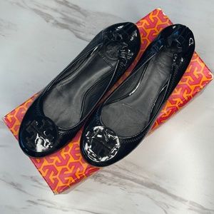 Patent Leather Flats- Tory Burch Flats Size 6